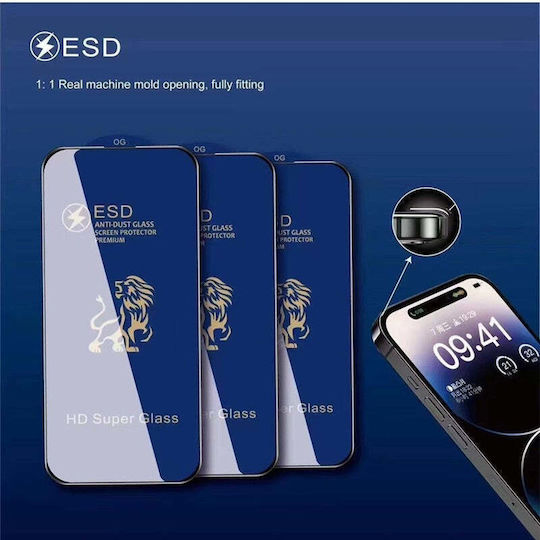 0.3mm Tempered Glass Μαύρο (Huawei Nova 9 SERedmi 10 5G)