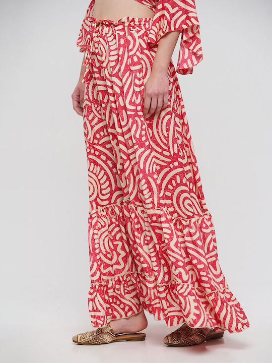 Ble Resort Collection Fustă Maxi Pink