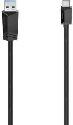 HAMA USB 3.2 Кабел USB-C Мъжки - USB-A Черен 0.25м 00200650