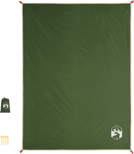 vidaXL Bettdecke 155x155cm in Grün Farbe