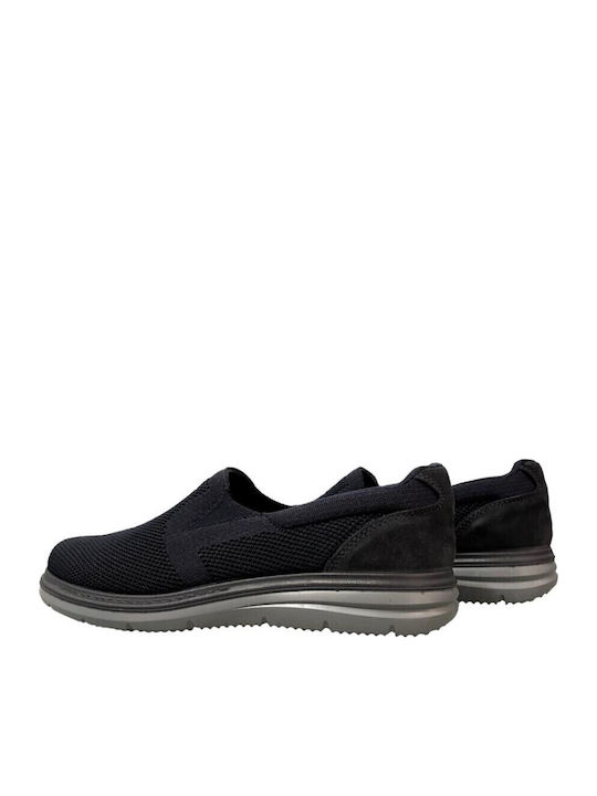 Δερμάτινα Ανδρικά Loafers σε Μπλε Χρώμα