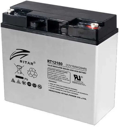 Ritar Батерия UPS с Капацитет 18Ах и Напрежение 12V 1бр