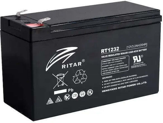 Ritar Батерия UPS с Капацитет 3.2Ах и Напрежение 12V 1бр