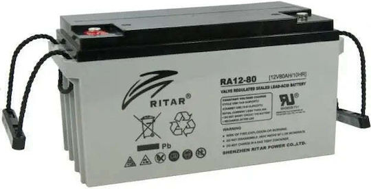 Ritar Батерия UPS с Капацитет 80Ах и Напрежение 12V 1бр