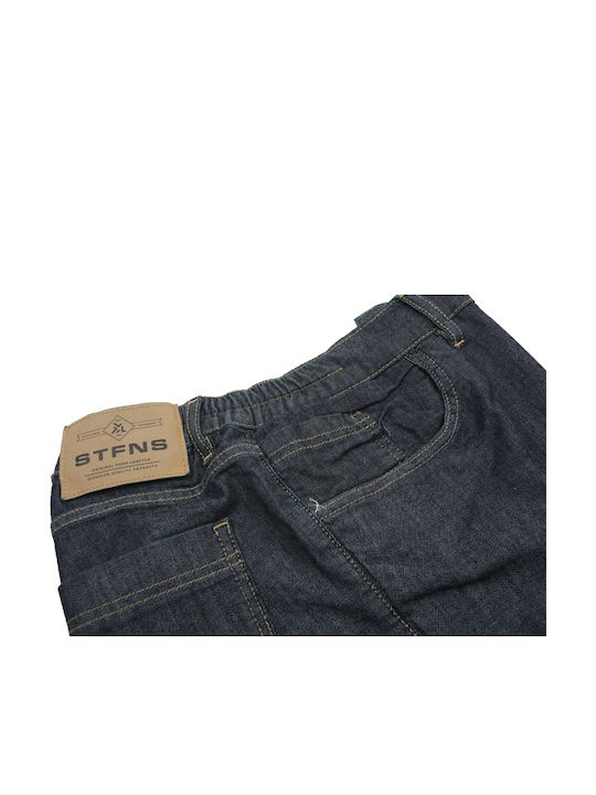 Men's Jeans Pants Elastic with Regular Fit Blue