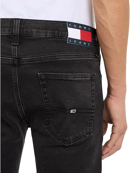 Tommy Hilfiger Austin Pantaloni Jeans pentru Bărbați cu Croială Slim Black