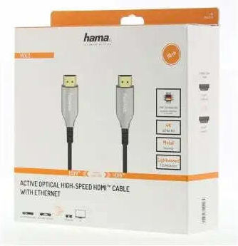 HAMA Кабел HDMI мъжки - HDMI мъжки 10м Черен
