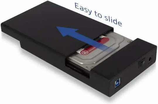 Carcasă pentru hard disk Act Ac1405 3.5" SATA USB 3.1 Gen1 USB 3.0, negru