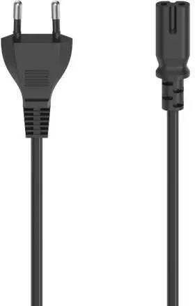 Power Cable Hama 200732 Euro-plug 2pin Iec C7 Female 1.5 M Black