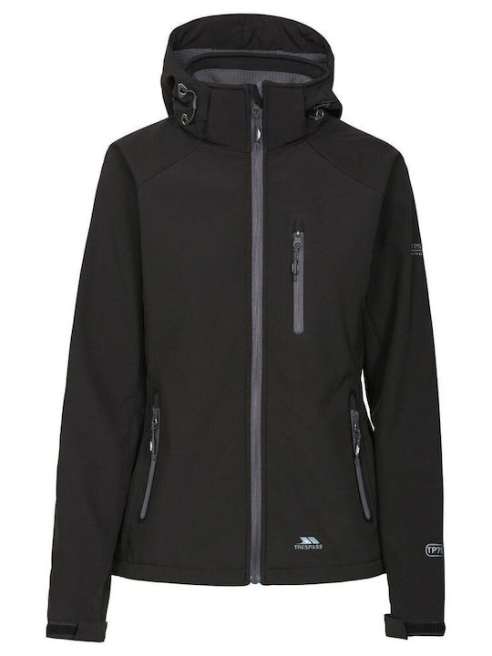 Softshell Γυναικείο Μπουφάν Μαύρο