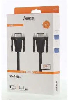 HAMA Kabel VGA-Stecker - VGA-Stecker Schwarz 1.5m (00200707)