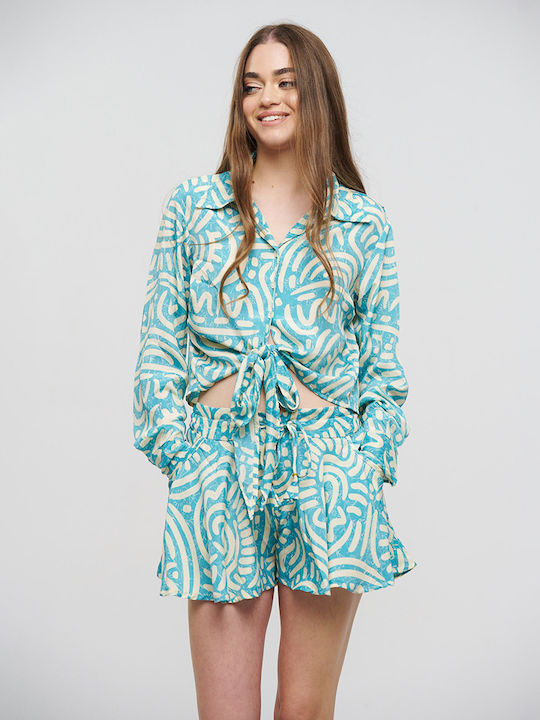 Ble Resort Collection Женско Къси панталони Плажно облекло Turquoise
