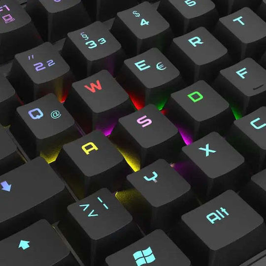 HAMA uRage Exodus 860 Mechanical Gaming Mechanical Keyboard with Outemu Blue switches and RGB lighting (International English)