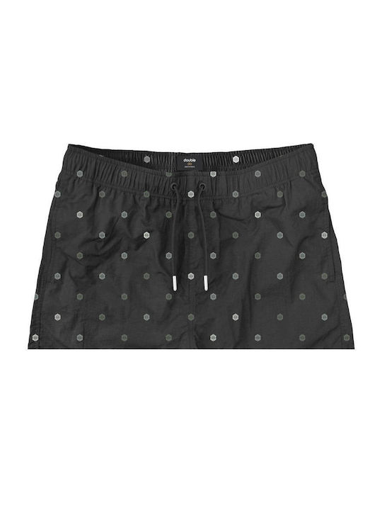 Double Men's Swimwear Shorts Black