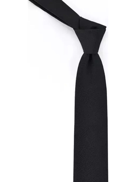 Boss Men's Tie Silk Printed in Black Color