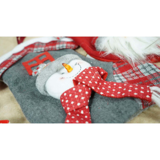 Șosetă Decorativă de Crăciun L30xl15cm. Gri