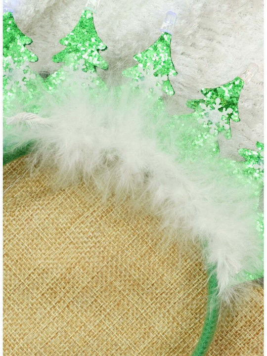Accesorii de Crăciun Benzi pentru cap Verde cu Model Brad