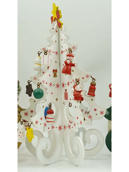 Weihnachtsdekoration Baum 20cm Weiß