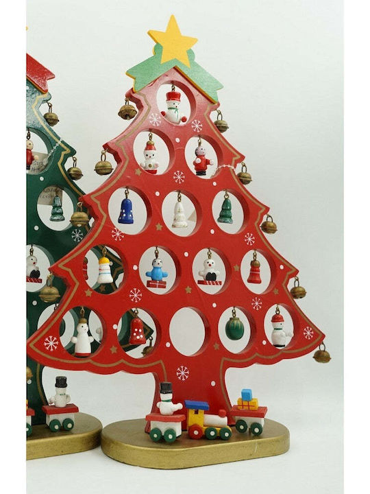 Weihnachtsdekoration Baum 33cm Rot