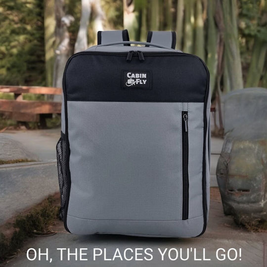 CabinFly Pacemaker Sack Voyage Back 24lt Gray Fabric L40xW20xH30cm
