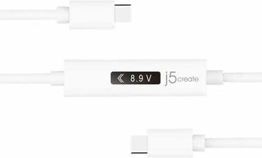 Charging Cable J5create Jucp14 Power Meter Usb-c