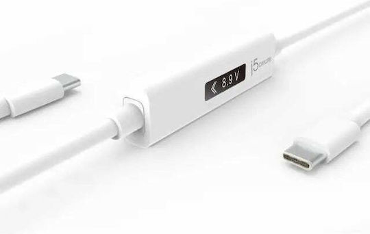 Charging Cable J5create Jucp14 Power Meter Usb-c
