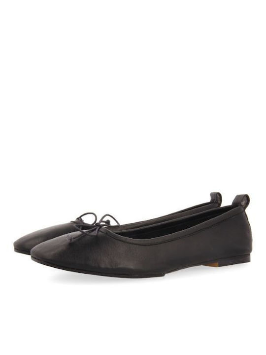 Gioseppo 65950 Damen Leder Ballerinas Schwarz