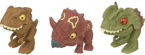 Mattel Jurassic World Crushivores Dilophosaurus Σειρά 1 Δεινόσαυρο Έκπληξη Hvb32