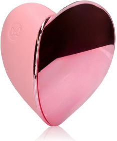 Shots Tapping Heart Klitoris Vibrator 15cm Rosa