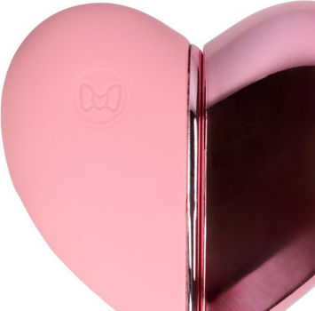Shots Tapping Heart Klitoris Vibrator 15cm Rosa