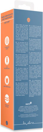 Loveline Travel Silicone Vibrator with Built-in Lubricant Dispenser