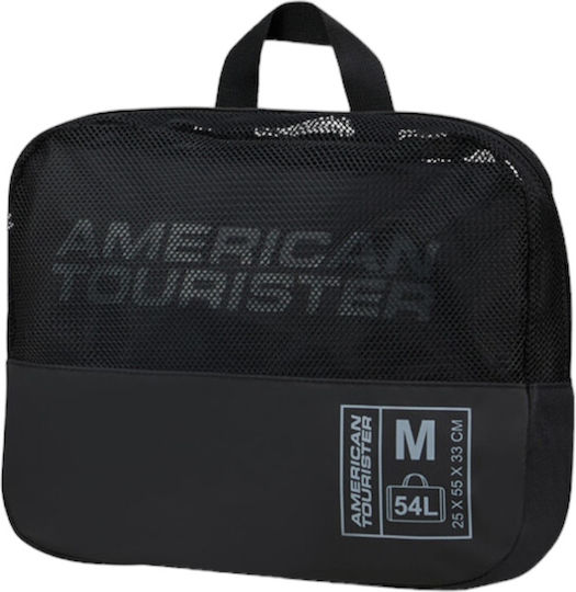 American Tourister Trailgo M Reisetasche Zurück 54Es Schwarz Stoff L55xB25xH33cm