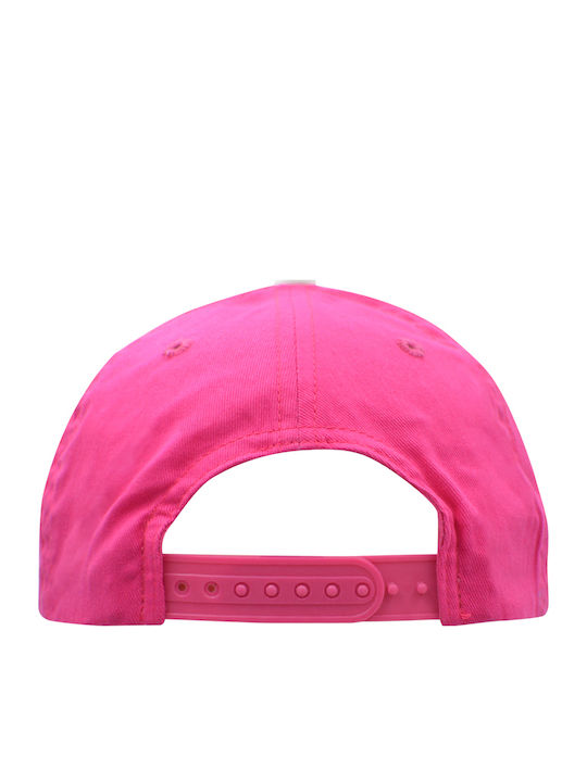 Brims and Trims Παιδικό Καπέλο Jockey Υφασμάτινο Ροζ