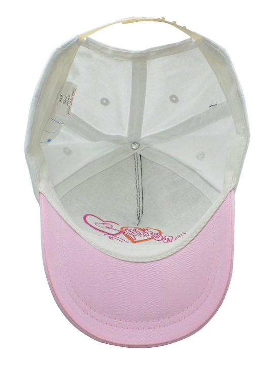 Brims and Trims Kids' Hat Jockey Fabric White