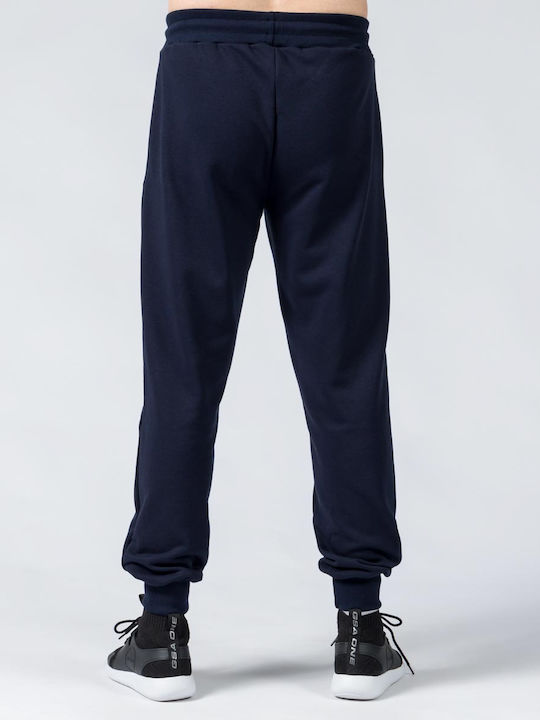 GSA Glory Men's Sweatpants with Rubber Blue