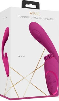Vive Triple Vibrator G-Punkt Rosa