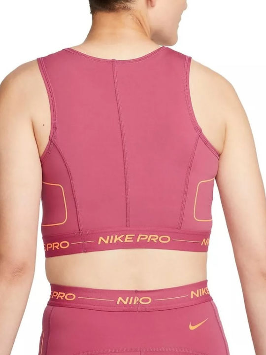 Nike Damen Sportliches Bluse Ärmellos Rosa