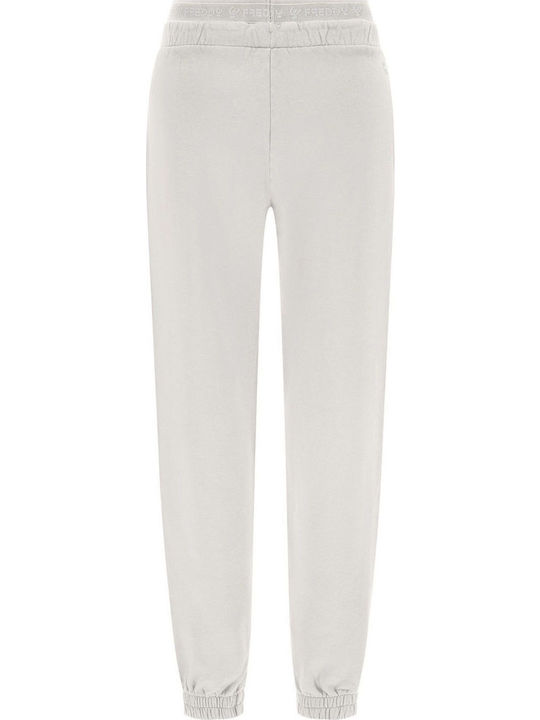 Freddy Trousers Sweatpants Fleece White