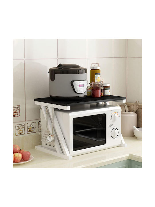 Quasar Universal Raft Rafturi de organizare a bucătăriei Metal White-black 38x57x38cm