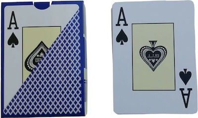 Pokeritems Texas Set Playing Cards 8pcs Plastic for Poker Blue