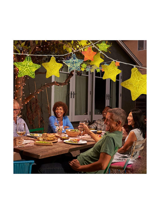 Led Star Lichterkette für den Außenbereich 6m
