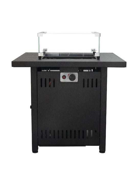 Thermogatz Tg Table 72h64 Τζάκι Εξωτερικού Χώρου Μεταλλικό Μαύρο