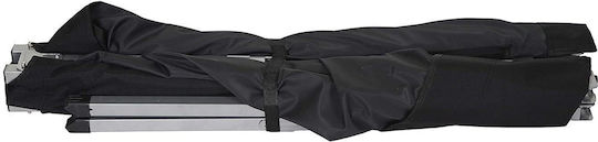 Pat Pliant Fără Saltea Single Negru 189x62.5x43cm