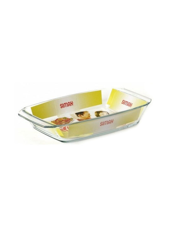Simax Rectangular Vas de Gătit Rezistent la Căldură Individual Sticlă 350ml 1buc