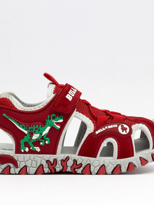 Bull Boys Shoe Sandals Velociraptor Red