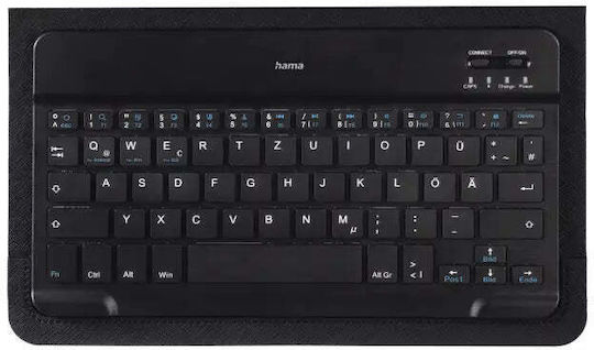 HAMA Flip Cover with Keyboard Blacη (Tablets from 9 to 11)