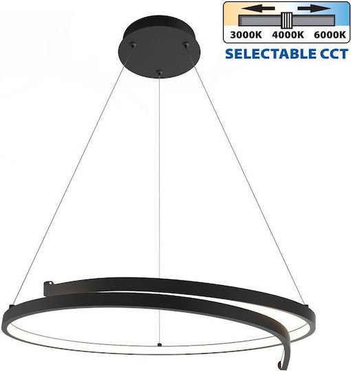 Vivalux Pendant Light Black 55x55x120cm