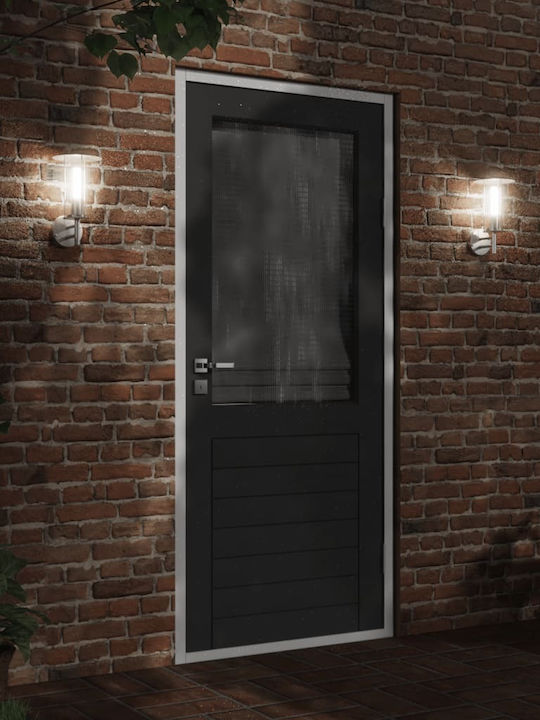 vidaXL Wandmontierte Außenleuchte E27 IP44 17.5x17.5x33εκ.