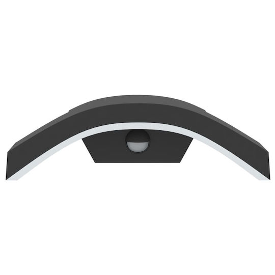 vidaXL Стенно Външно Осветително Тяло LED IP54 9W с Топло бяло Светлина 27.5x7x10εκ.