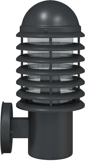 vidaXL Lumină de exterior montată pe perete E27 IP44 15x15x33.5εκ.